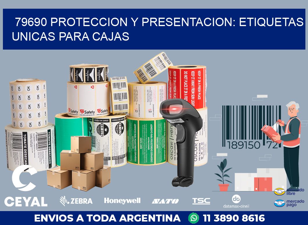 79690 PROTECCION Y PRESENTACION: ETIQUETAS UNICAS PARA CAJAS