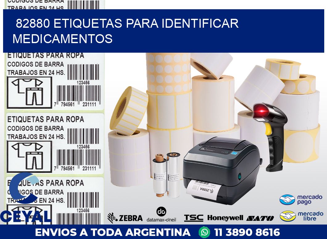 82880 ETIQUETAS PARA IDENTIFICAR MEDICAMENTOS