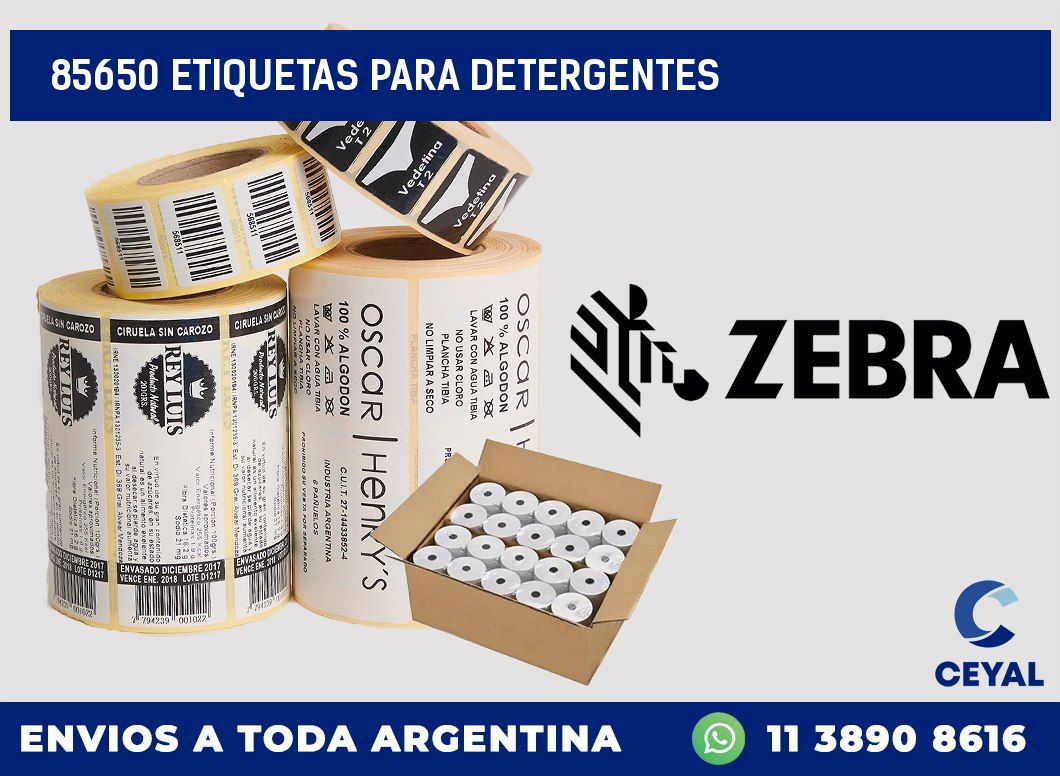 85650 ETIQUETAS PARA DETERGENTES