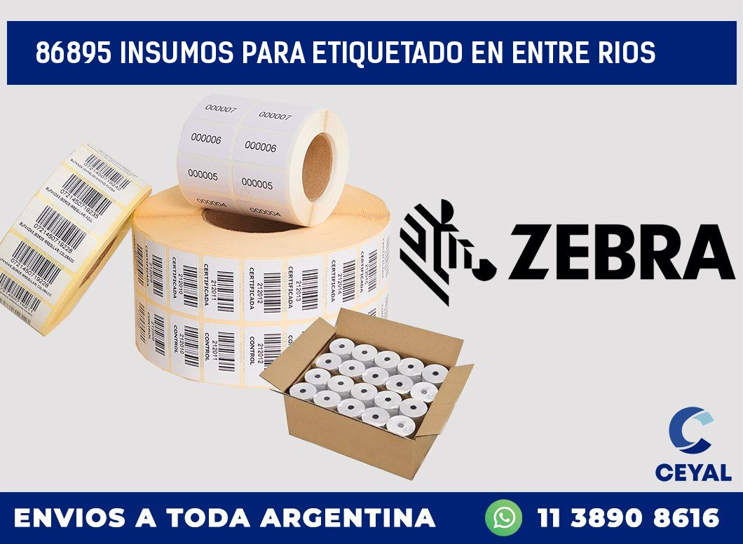 86895 INSUMOS PARA ETIQUETADO EN ENTRE RIOS