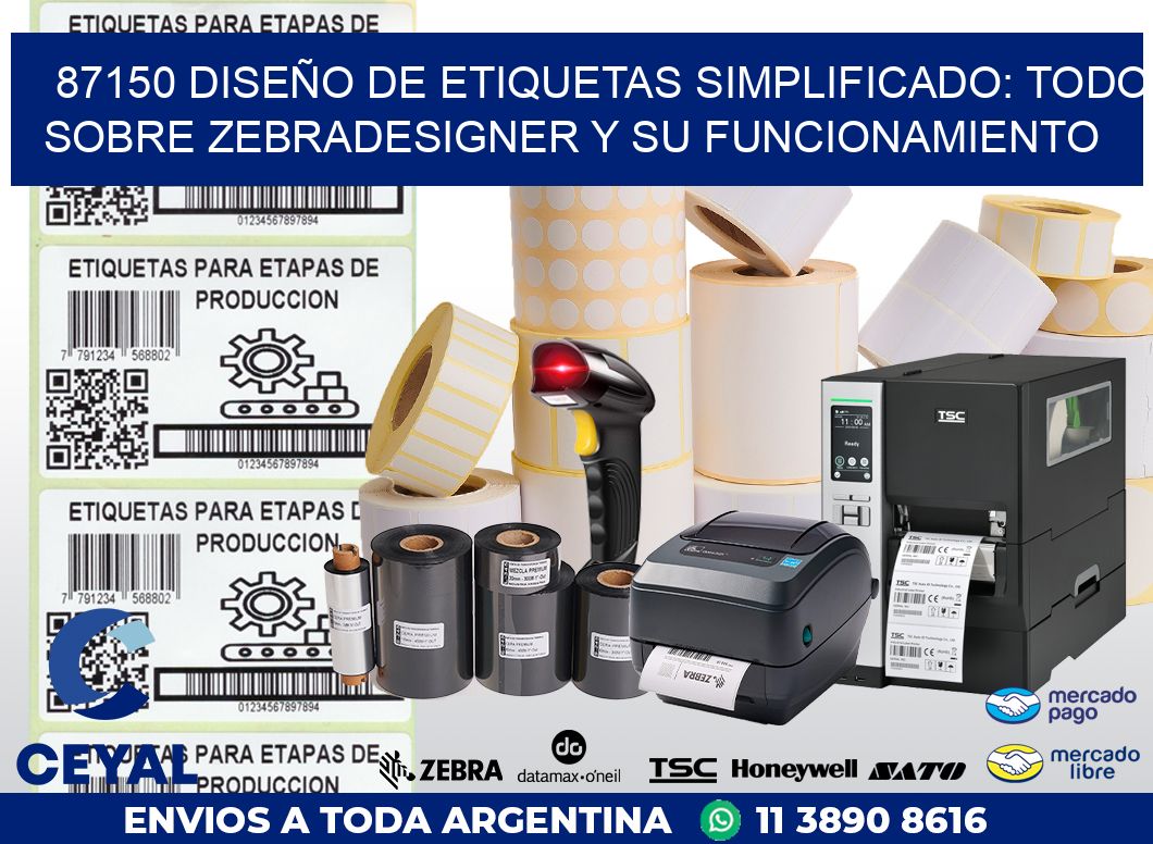 87150 DISEÑO DE ETIQUETAS SIMPLIFICADO: TODO SOBRE ZEBRADESIGNER Y SU FUNCIONAMIENTO