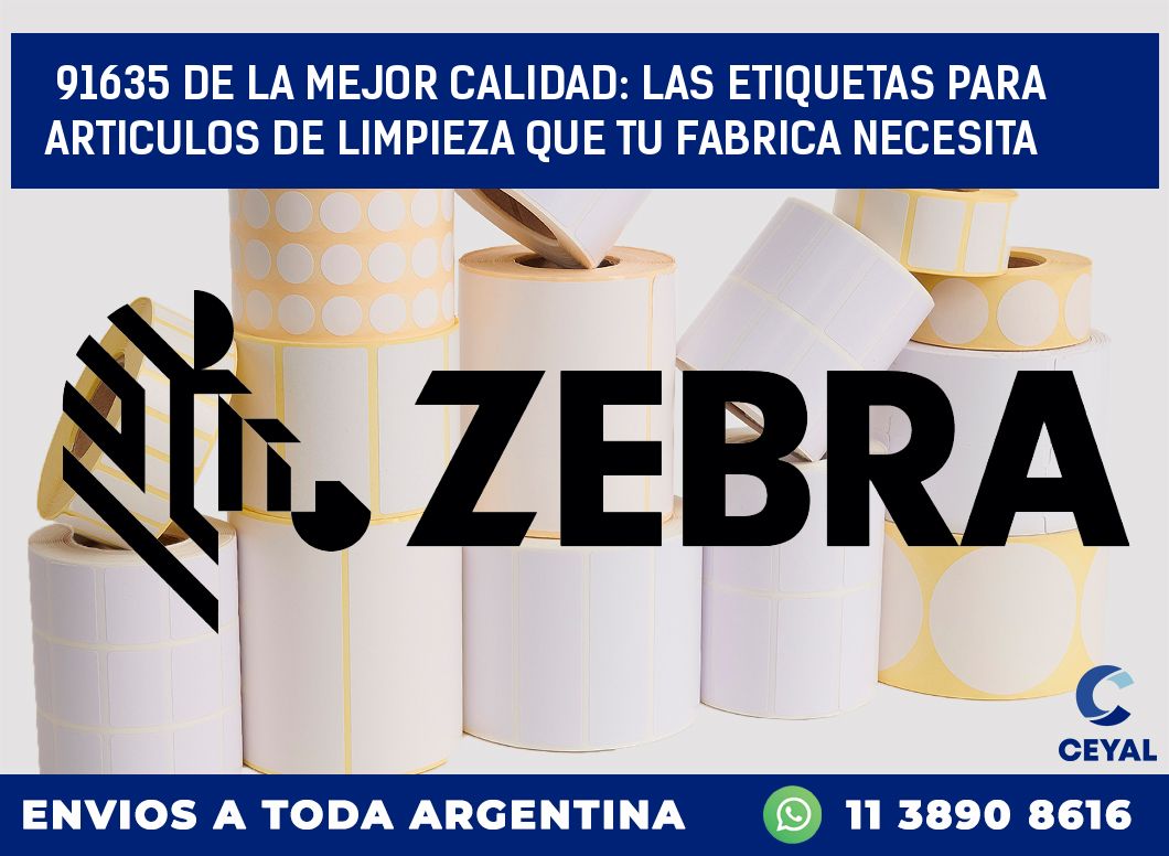 91635 DE LA MEJOR CALIDAD: LAS ETIQUETAS PARA ARTICULOS DE LIMPIEZA QUE TU FABRICA NECESITA