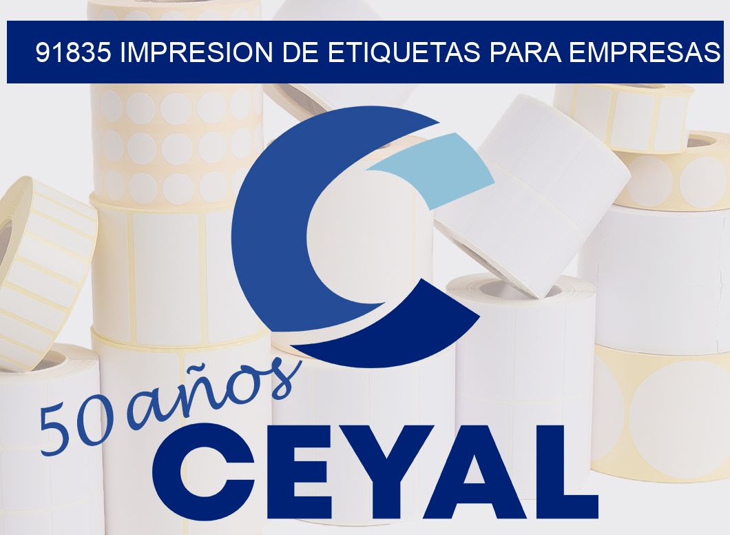 91835 IMPRESION DE ETIQUETAS PARA EMPRESAS
