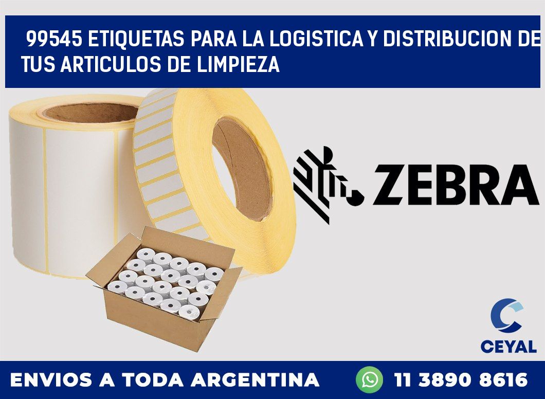 99545 ETIQUETAS PARA LA LOGISTICA Y DISTRIBUCION DE TUS ARTICULOS DE LIMPIEZA
