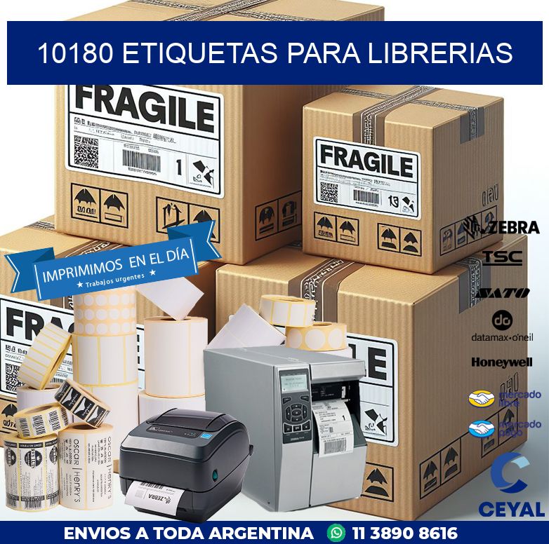 10180 ETIQUETAS PARA LIBRERIAS