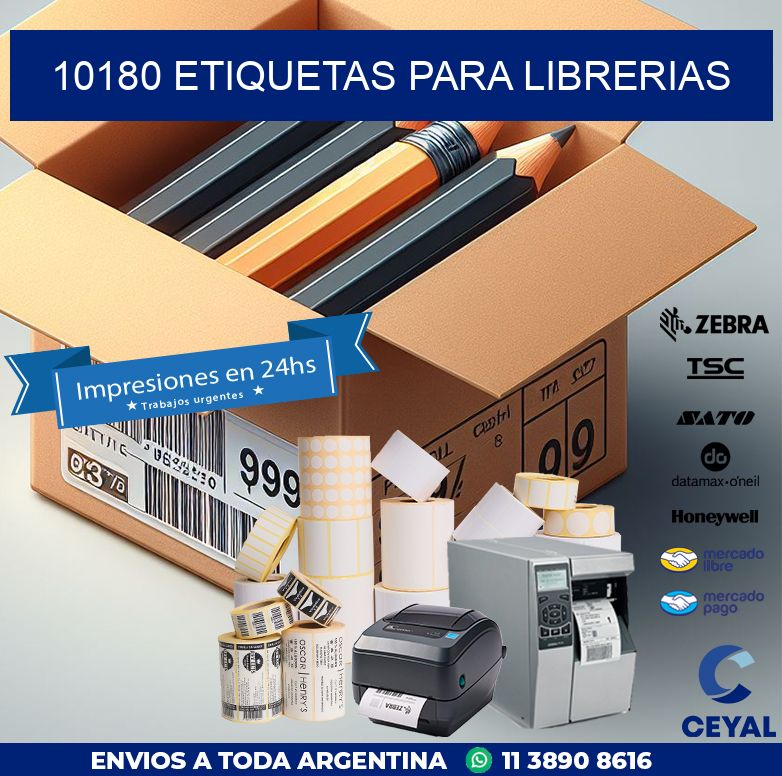 10180 ETIQUETAS PARA LIBRERIAS