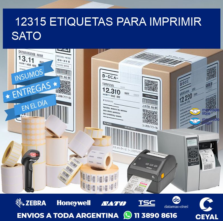 12315 ETIQUETAS PARA IMPRIMIR SATO