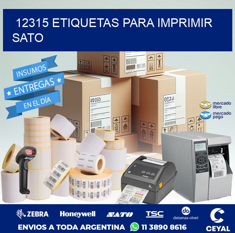 12315 ETIQUETAS PARA IMPRIMIR SATO