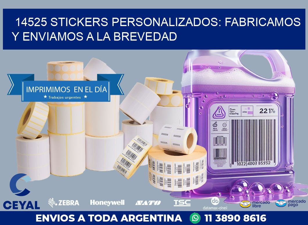 14525 STICKERS PERSONALIZADOS: FABRICAMOS Y ENVIAMOS A LA BREVEDAD