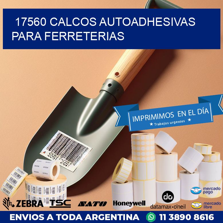 17560 CALCOS AUTOADHESIVAS PARA FERRETERIAS