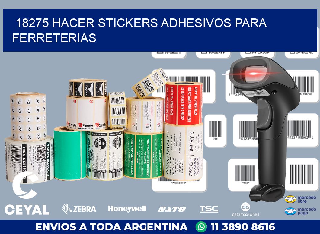 18275 HACER STICKERS ADHESIVOS PARA FERRETERIAS
