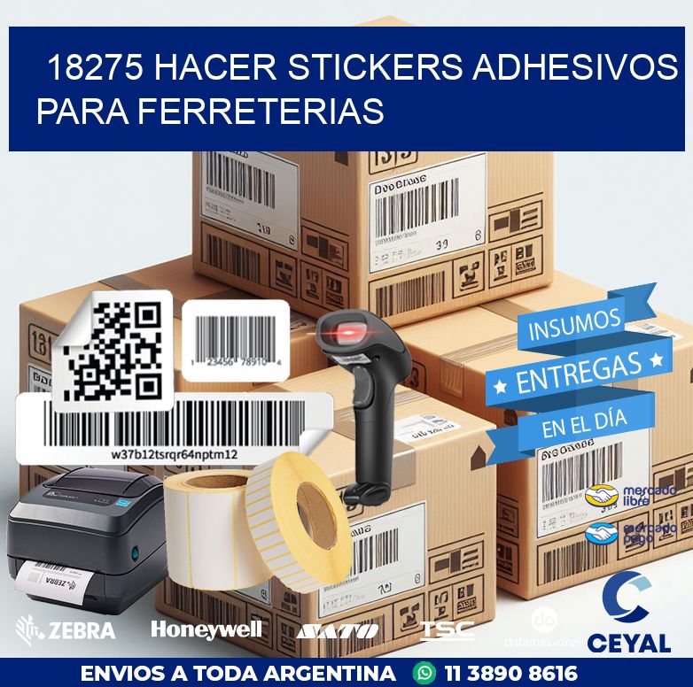 18275 HACER STICKERS ADHESIVOS PARA FERRETERIAS