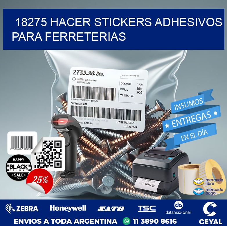 18275 HACER STICKERS ADHESIVOS PARA FERRETERIAS