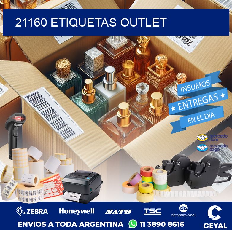 21160 ETIQUETAS OUTLET