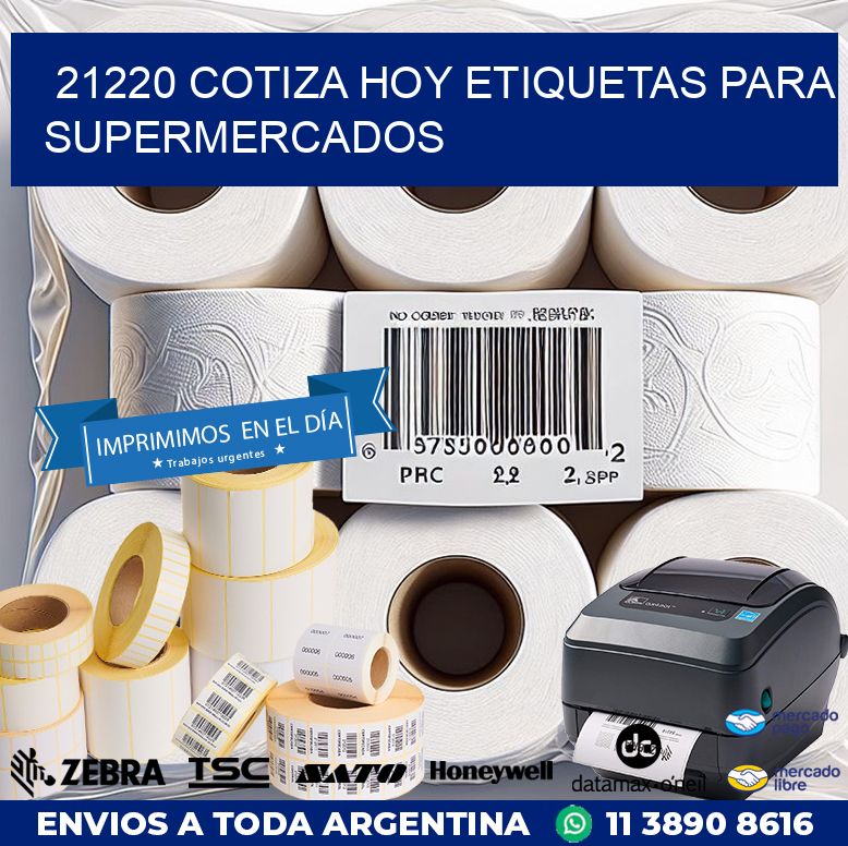 21220 COTIZA HOY ETIQUETAS PARA SUPERMERCADOS
