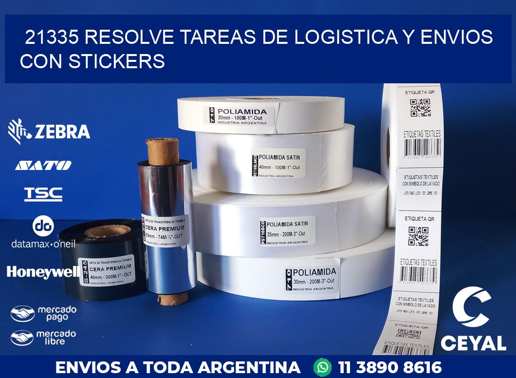 21335 RESOLVE TAREAS DE LOGISTICA Y ENVIOS CON STICKERS