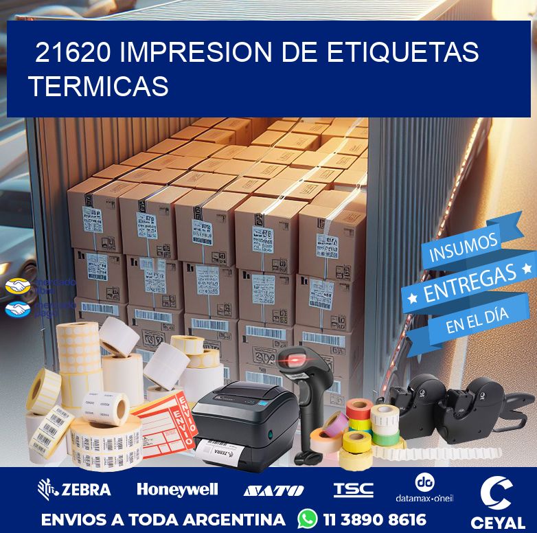 21620 IMPRESION DE ETIQUETAS TERMICAS