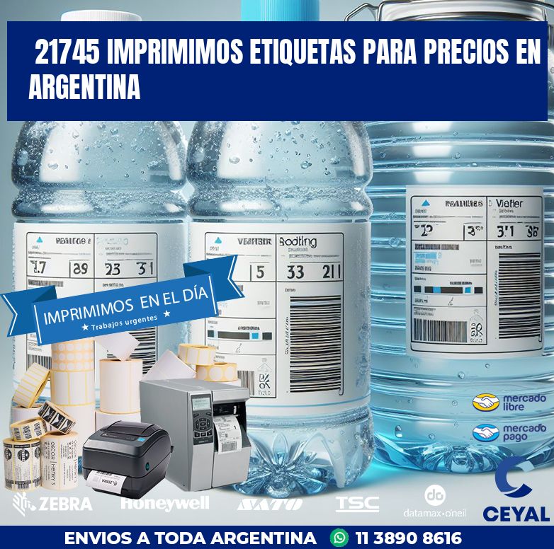 21745 IMPRIMIMOS ETIQUETAS PARA PRECIOS EN ARGENTINA