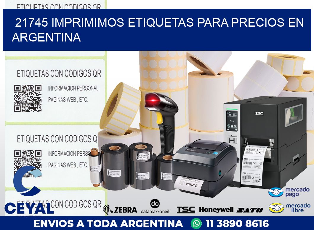 21745 IMPRIMIMOS ETIQUETAS PARA PRECIOS EN ARGENTINA