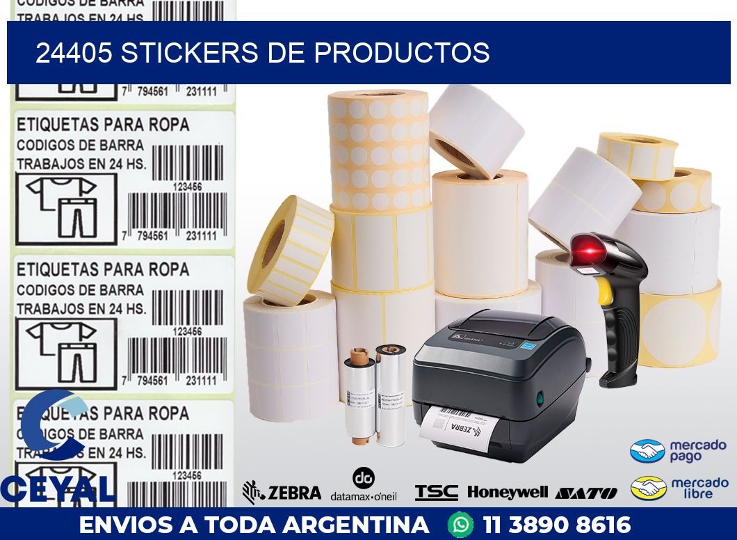24405 STICKERS DE PRODUCTOS