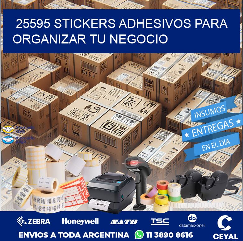 25595 STICKERS ADHESIVOS PARA ORGANIZAR TU NEGOCIO