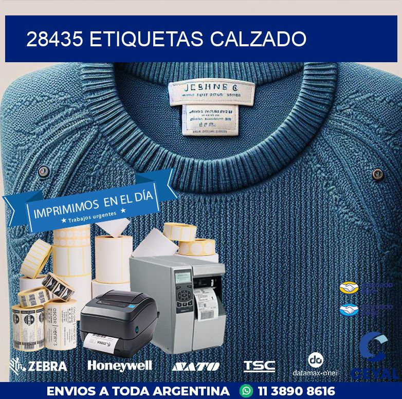 28435 ETIQUETAS CALZADO