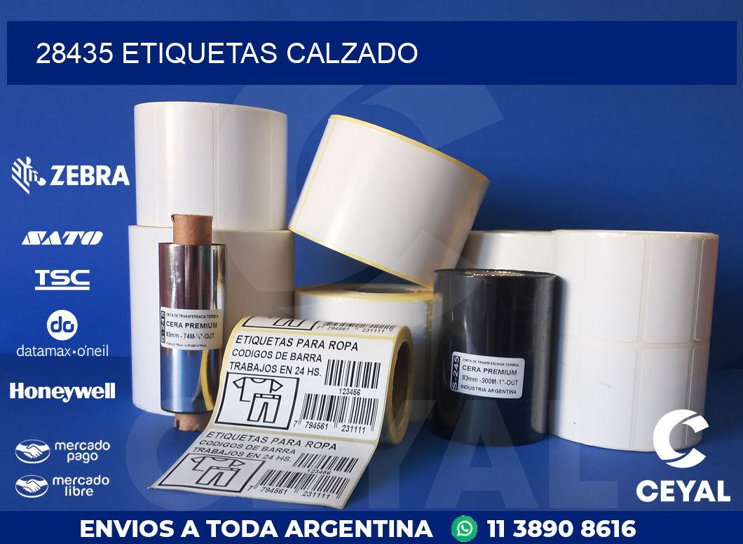 28435 ETIQUETAS CALZADO
