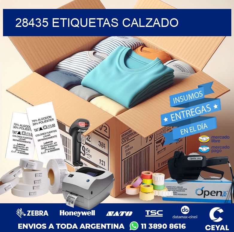28435 ETIQUETAS CALZADO