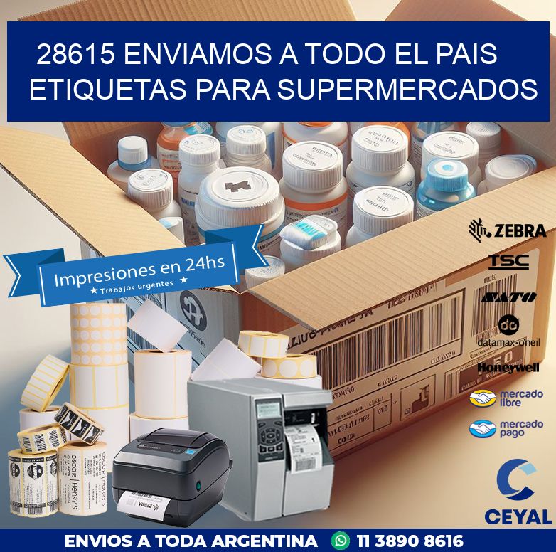 28615 ENVIAMOS A TODO EL PAIS ETIQUETAS PARA SUPERMERCADOS