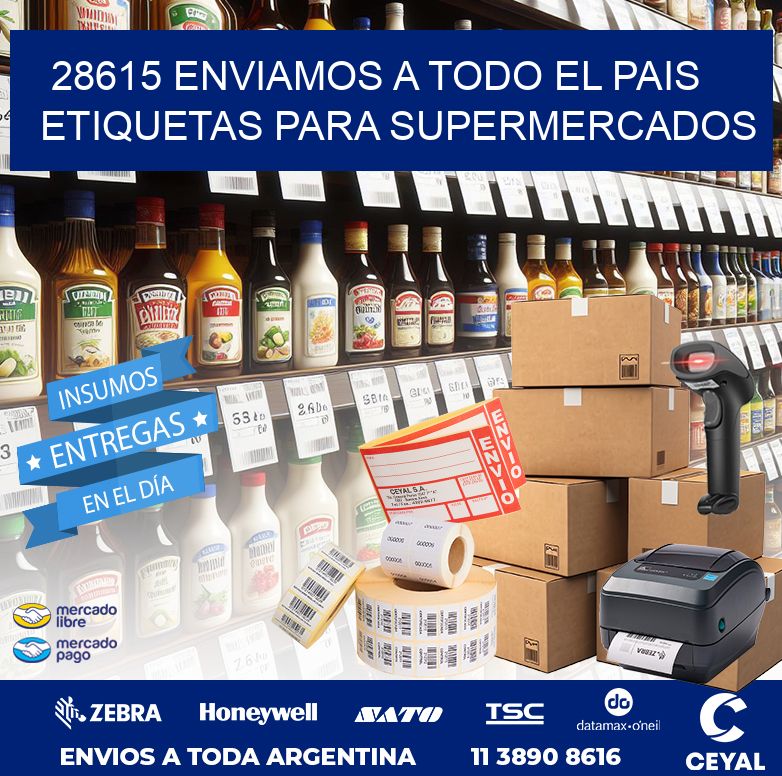 28615 ENVIAMOS A TODO EL PAIS ETIQUETAS PARA SUPERMERCADOS