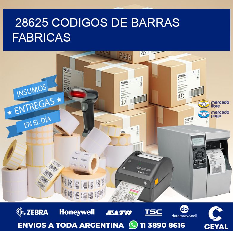 28625 CODIGOS DE BARRAS FABRICAS