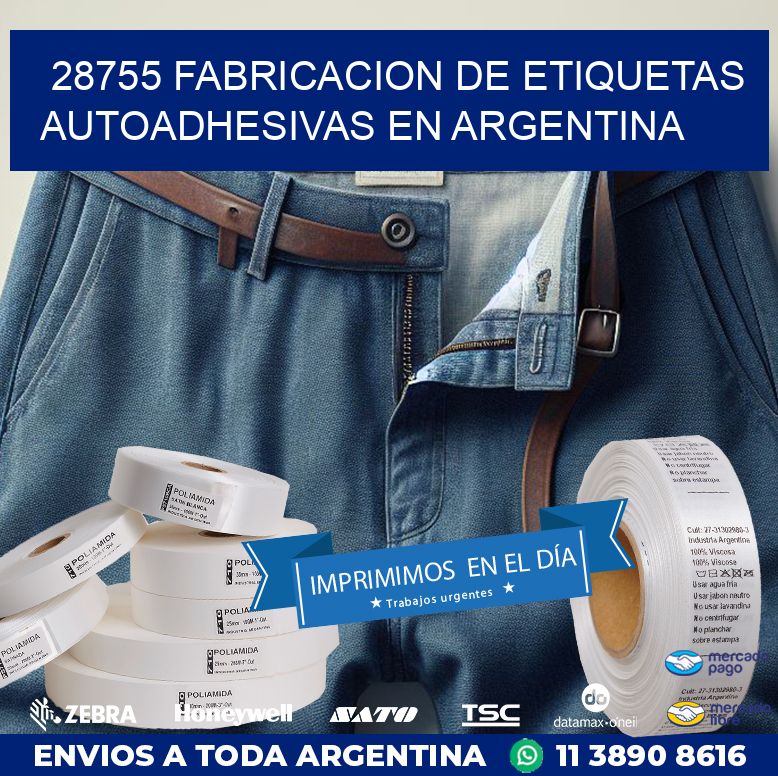 28755 FABRICACION DE ETIQUETAS AUTOADHESIVAS EN ARGENTINA