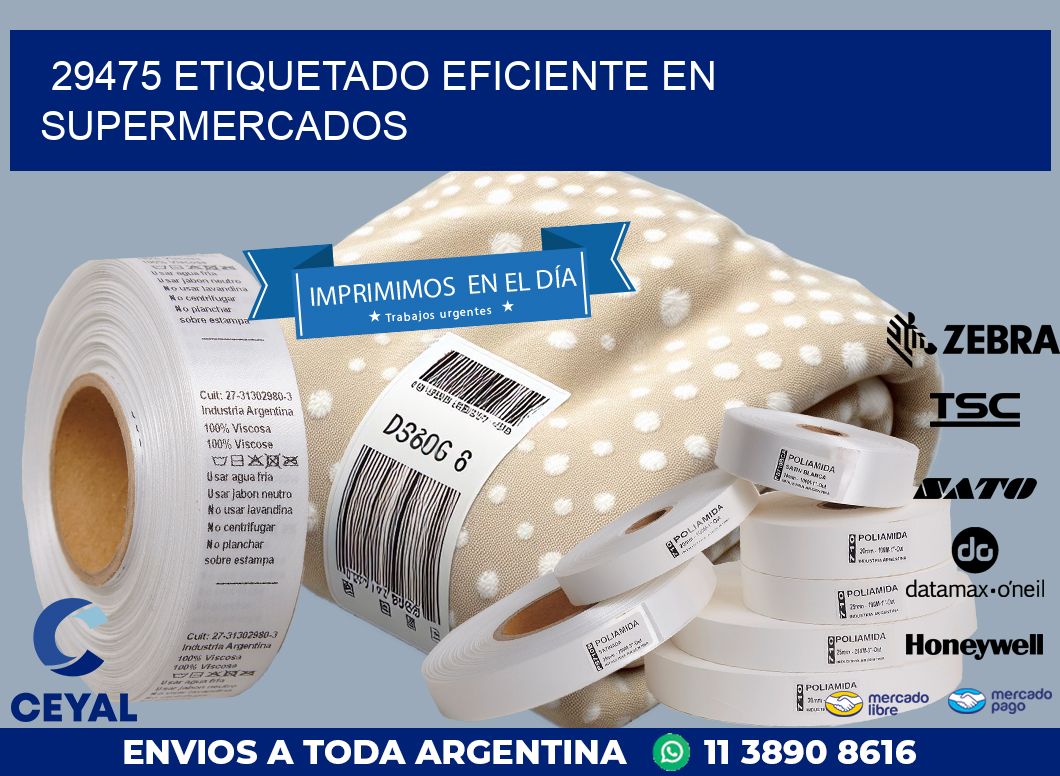 29475 ETIQUETADO EFICIENTE EN SUPERMERCADOS