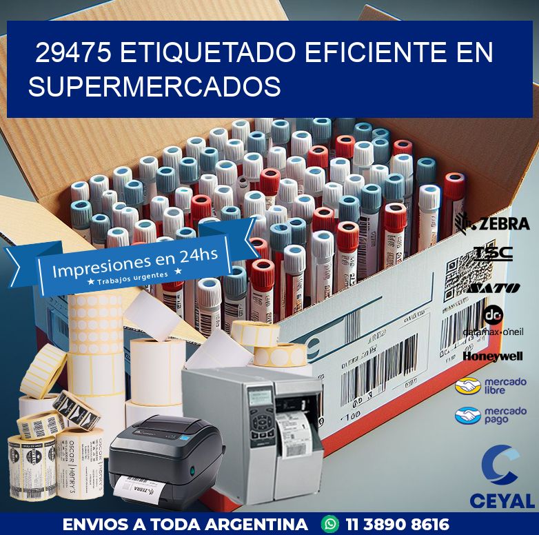 29475 ETIQUETADO EFICIENTE EN SUPERMERCADOS