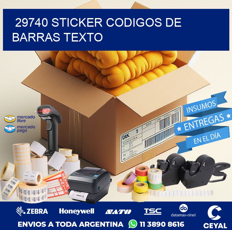 29740 STICKER CODIGOS DE BARRAS TEXTO