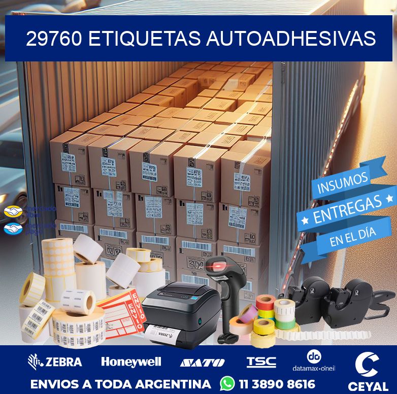 29760 ETIQUETAS AUTOADHESIVAS