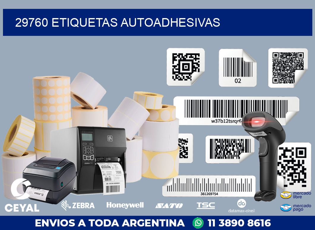 29760 ETIQUETAS AUTOADHESIVAS