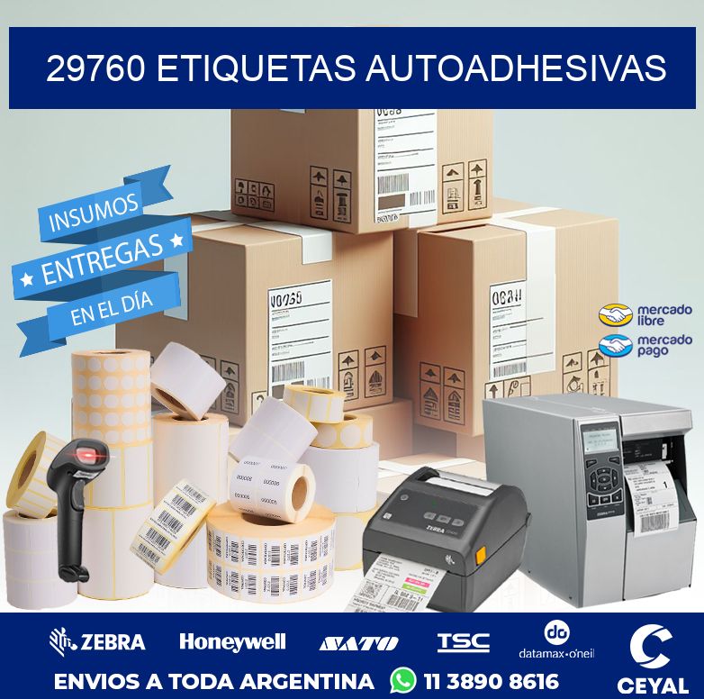 29760 ETIQUETAS AUTOADHESIVAS