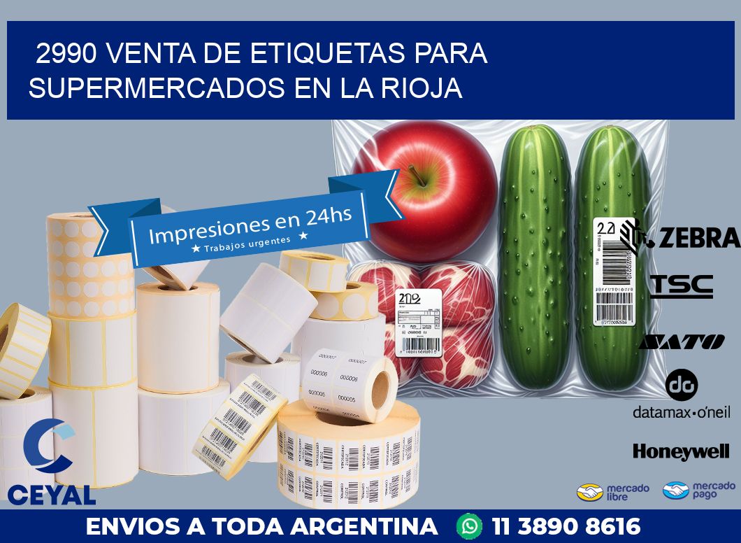 2990 VENTA DE ETIQUETAS PARA SUPERMERCADOS EN LA RIOJA