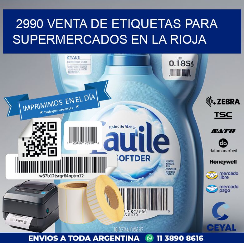 2990 VENTA DE ETIQUETAS PARA SUPERMERCADOS EN LA RIOJA