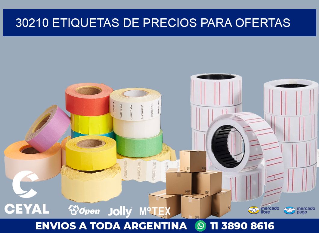 30210 ETIQUETAS DE PRECIOS PARA OFERTAS