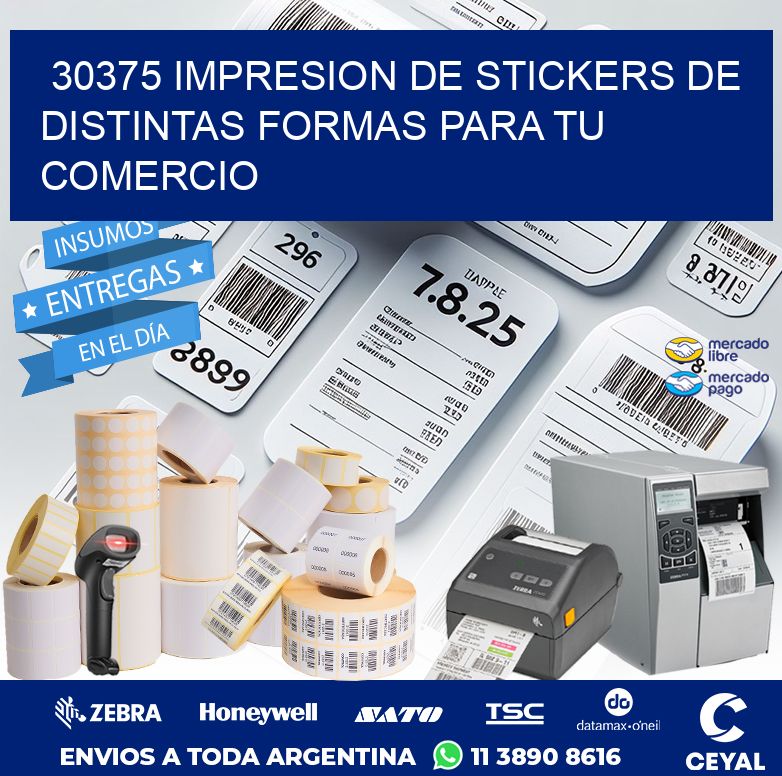 30375 IMPRESION DE STICKERS DE DISTINTAS FORMAS PARA TU COMERCIO