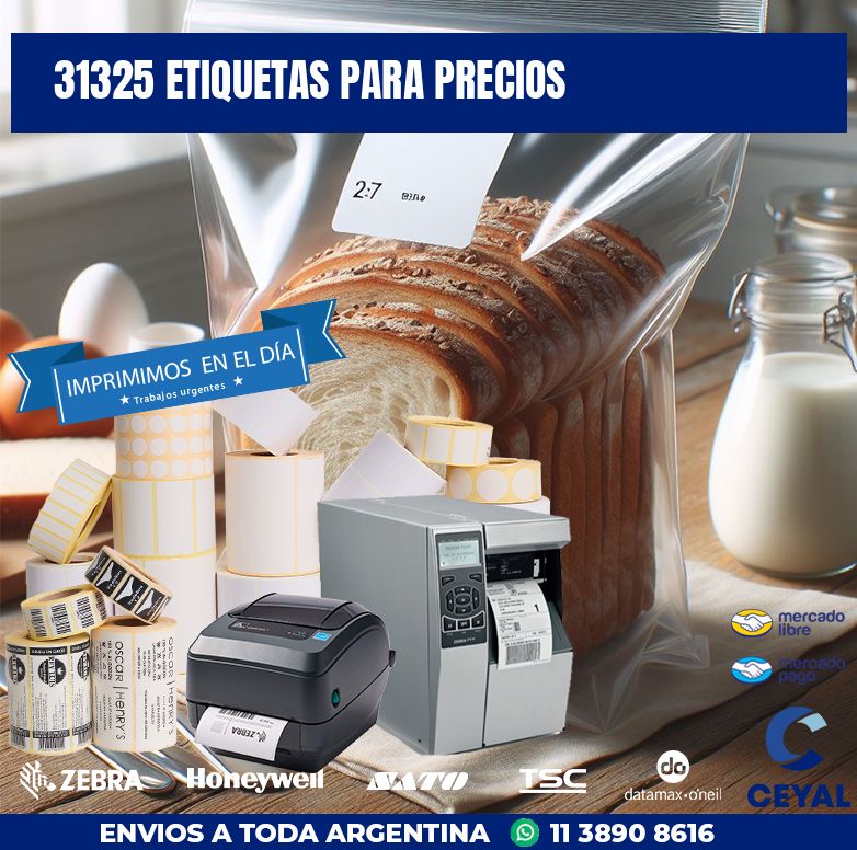 31325 ETIQUETAS PARA PRECIOS
