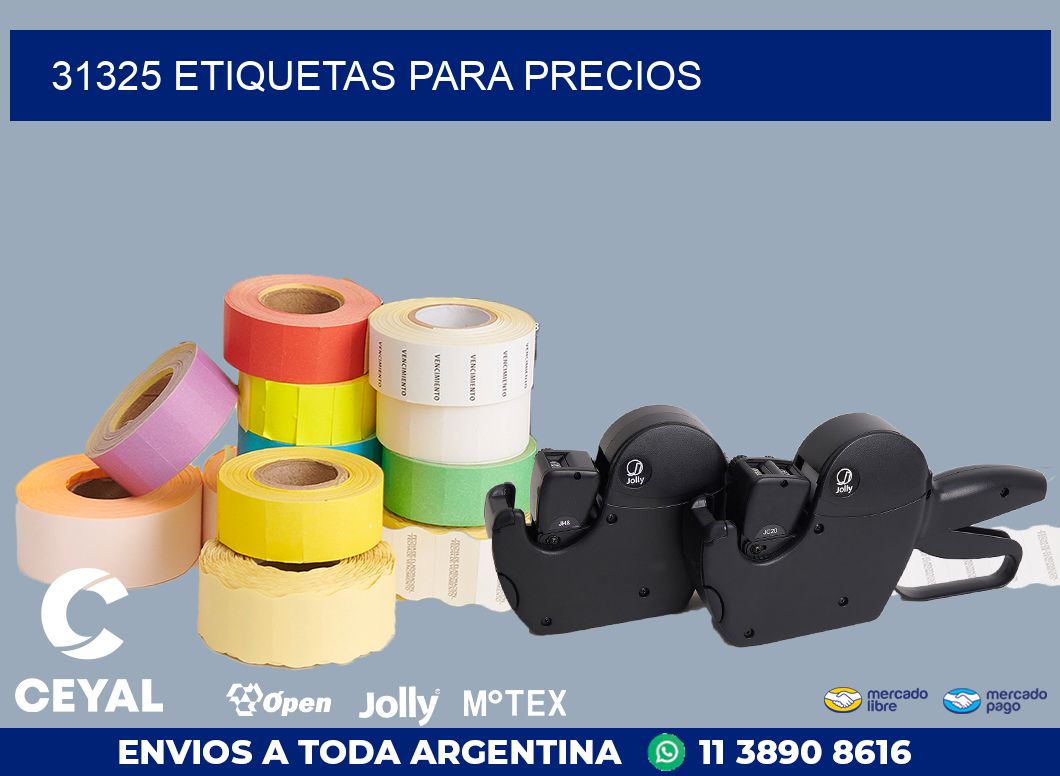 31325 ETIQUETAS PARA PRECIOS