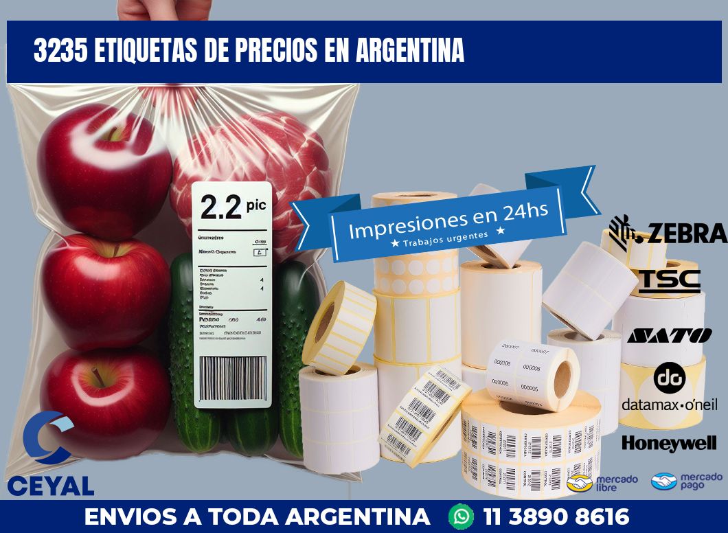 3235 ETIQUETAS DE PRECIOS EN ARGENTINA
