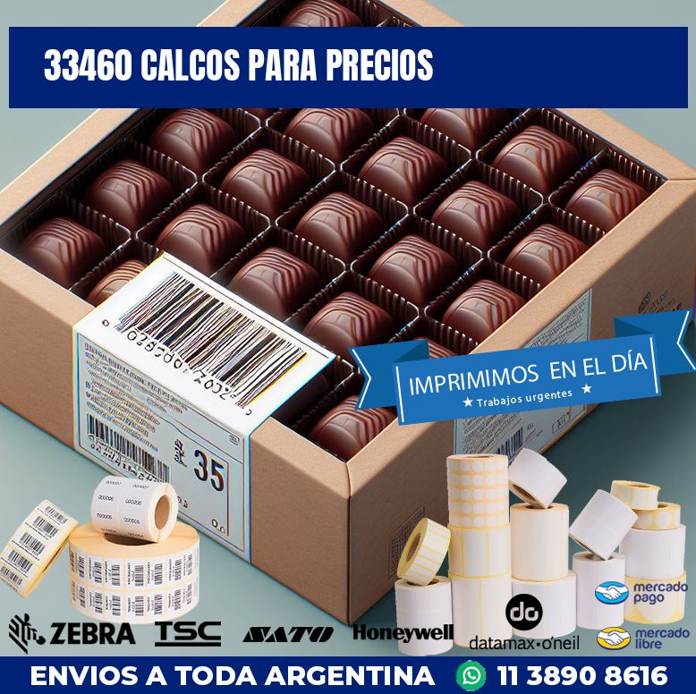33460 CALCOS PARA PRECIOS