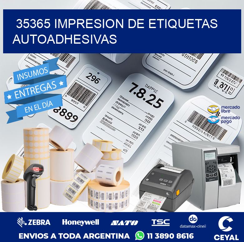 35365 IMPRESION DE ETIQUETAS AUTOADHESIVAS