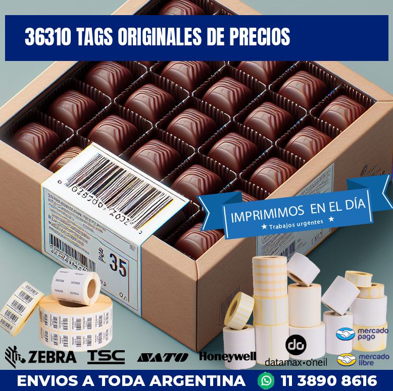 36310 TAGS ORIGINALES DE PRECIOS