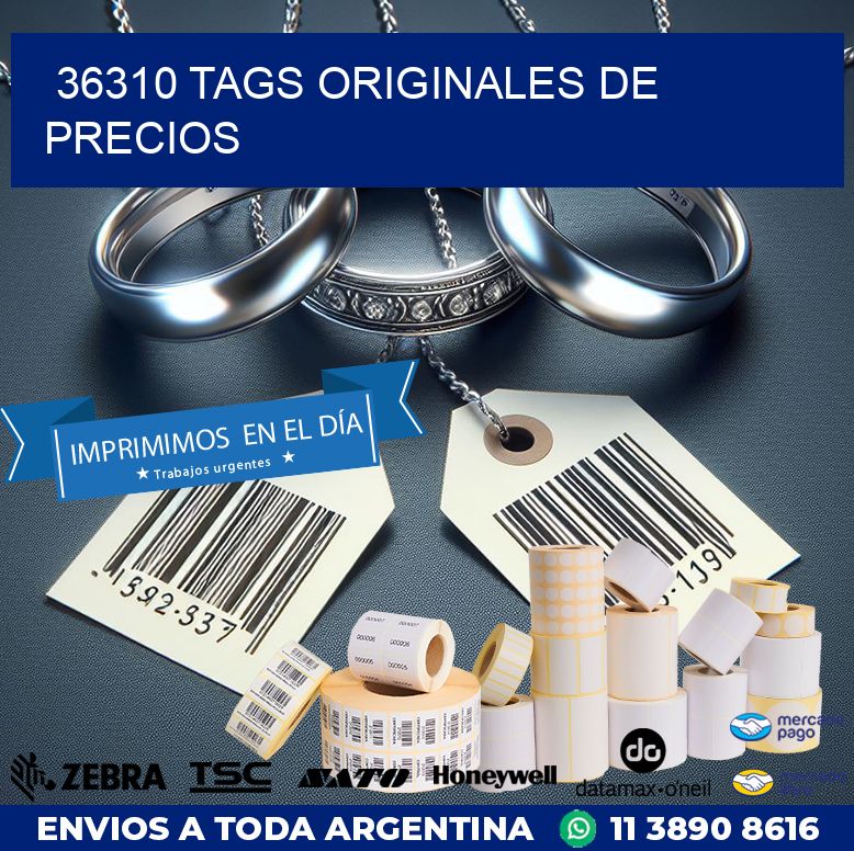 36310 TAGS ORIGINALES DE PRECIOS