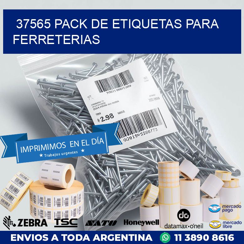 37565 PACK DE ETIQUETAS PARA FERRETERIAS
